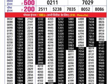 Lottery Result Today March 21, 2024