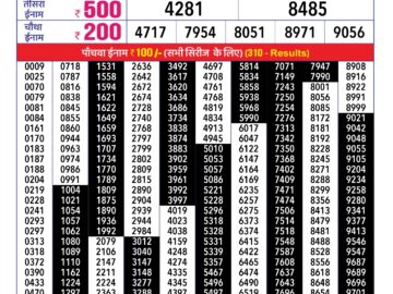 Lottery Result Today March 3, 2024