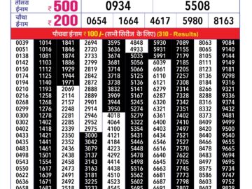 Lottery Result Today March 9, 2024