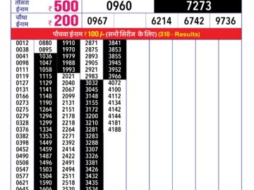 Lottery Result Today March 30, 2024