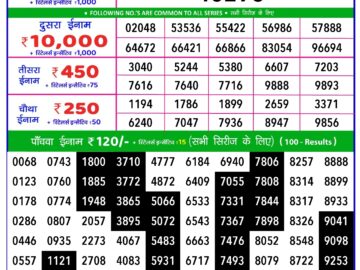 Lottery Result Today March 13, 2024