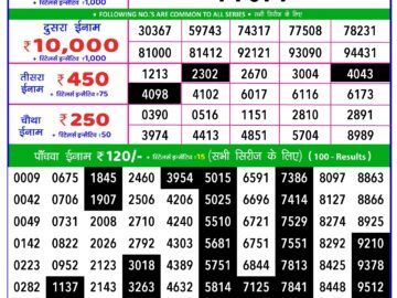 Lottery Result Today March 20, 2024