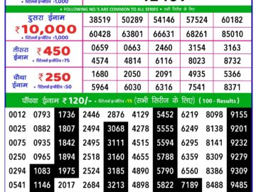 Lottery Result Today March 19, 2024