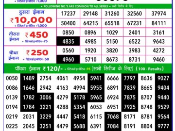 Lottery Result Today March 30, 2024