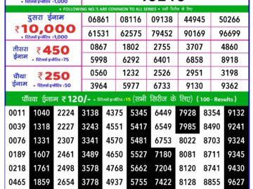 Lottery Result Today March 22, 2024