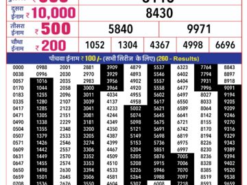 Lottery Result Today March 13, 2024