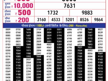 Lottery Result Today March 7, 2024