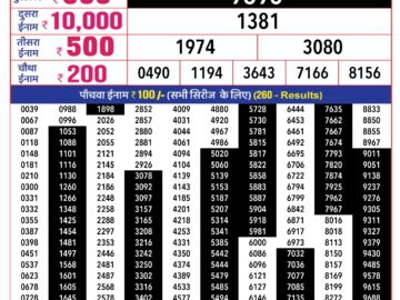 Lottery Result Today March 14, 2024