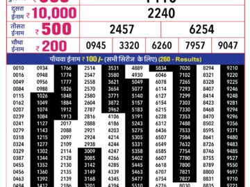 Lottery Result Today March 26, 2024