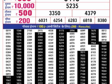 Lottery Result Today March 10, 2024