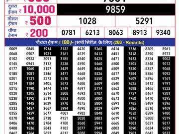 Lottery Result Today March 24, 2024