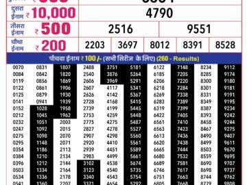 Lottery Result Today March 30, 2024