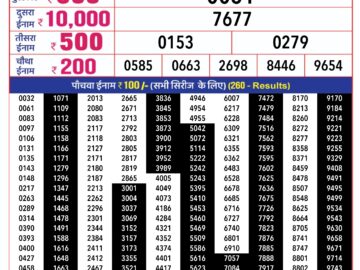 Lottery Result Today March 8, 2024