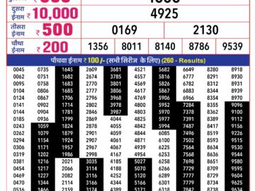 Lottery Result Today March 15, 2024