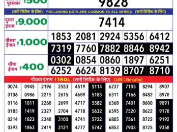 Lottery Result Today April 22, 2024