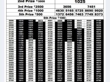 Lottery Result Today April 8, 2024