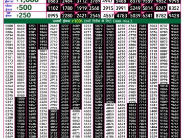 Lottery Result Today April 5, 2024