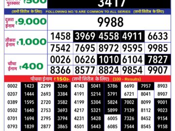 Lottery Result Today April 10, 2024