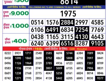 Lottery Result Today April 30, 2024