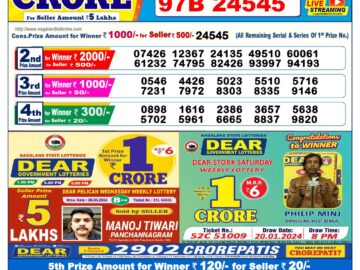 Lottery Result Today April 2, 2024