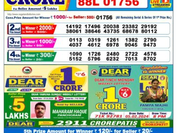 Lottery Result Today April 10, 2024