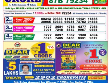 Lottery Result Today April 5, 2024