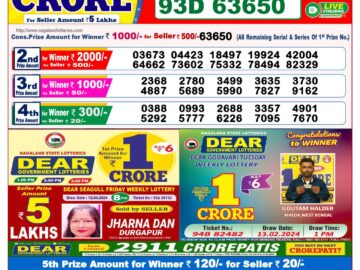 Lottery Result Today April 13, 2024