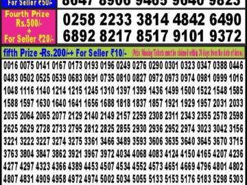 Lottery Result Today April 2, 2024