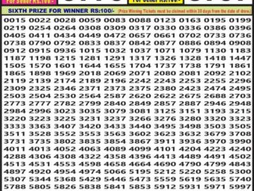 Lottery Result Today April 4, 2024