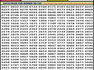 Lottery Result Today April 12, 2024