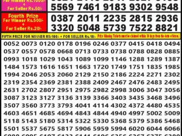 Lottery Result Today April 16, 2024