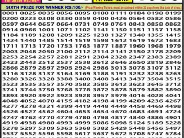 Lottery Result Today April 22, 2024