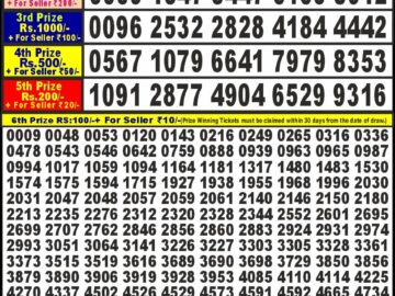 Lottery Result Today April 23, 2024