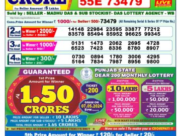 Lottery Result Today April 26, 2024