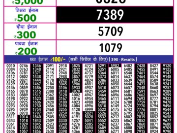 Lottery Result Today April 30, 2024