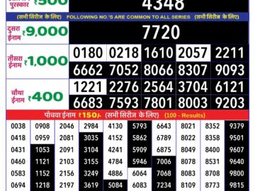 Lottery Result Today April 14, 2024