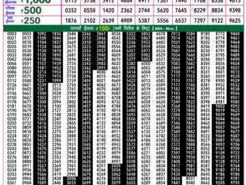 Lottery Result Today April 4, 2024