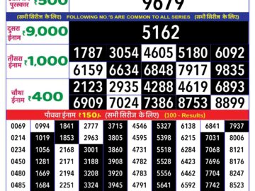 Lottery Result Today April 23, 2024