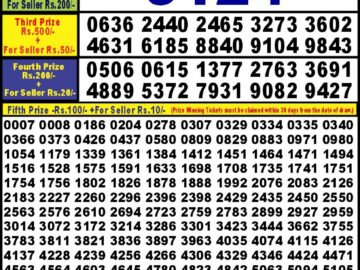 Lottery Result Today May 29, 2024