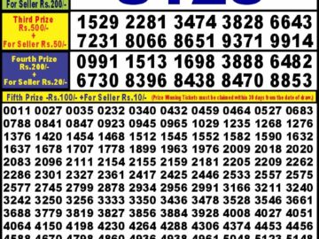 Lottery Result Today May 14, 2024