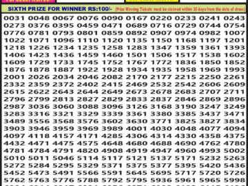 Lottery Result Today May 25, 2024