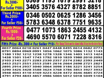 Lottery Result Today May 27, 2024