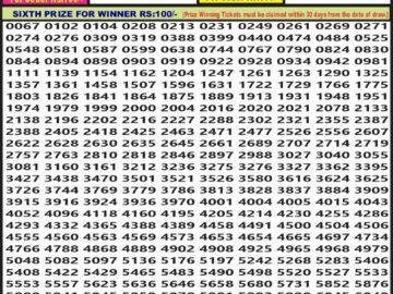 Lottery Result Today May 29, 2024