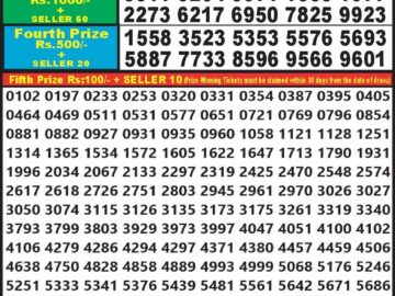 Lottery Result Today May 29, 2024