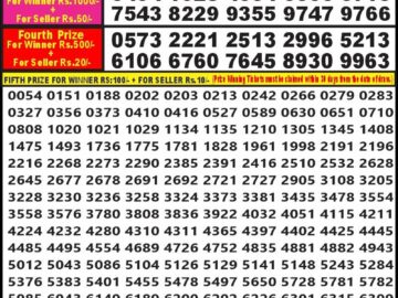 Lottery Result Today May 29, 2024