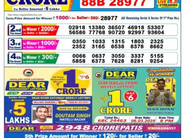 Lottery Result Today May 5, 2024