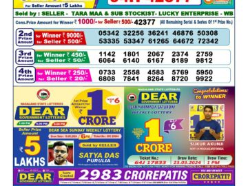 Lottery Result Today May 21, 2024