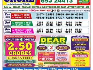 Lottery Result Today May 23, 2024