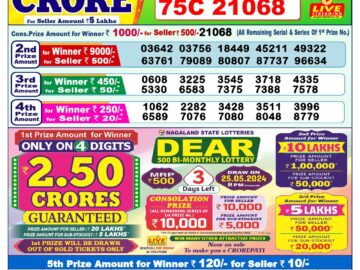 Lottery Result Today May 22, 2024