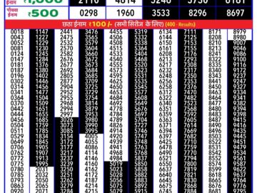 Lottery Result Today May 14, 2024